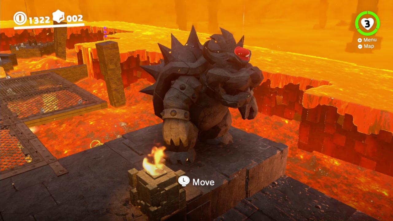 Bowser Statue